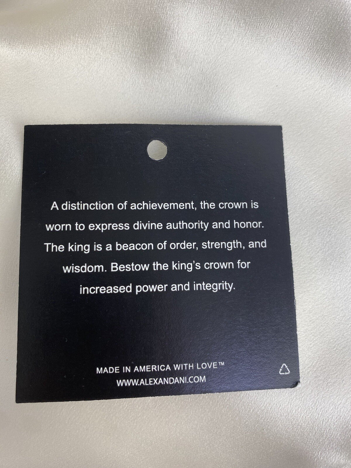 Alex and Ani Charity By Design Kings Crown Rafaelian Silver Charm Power Crystals