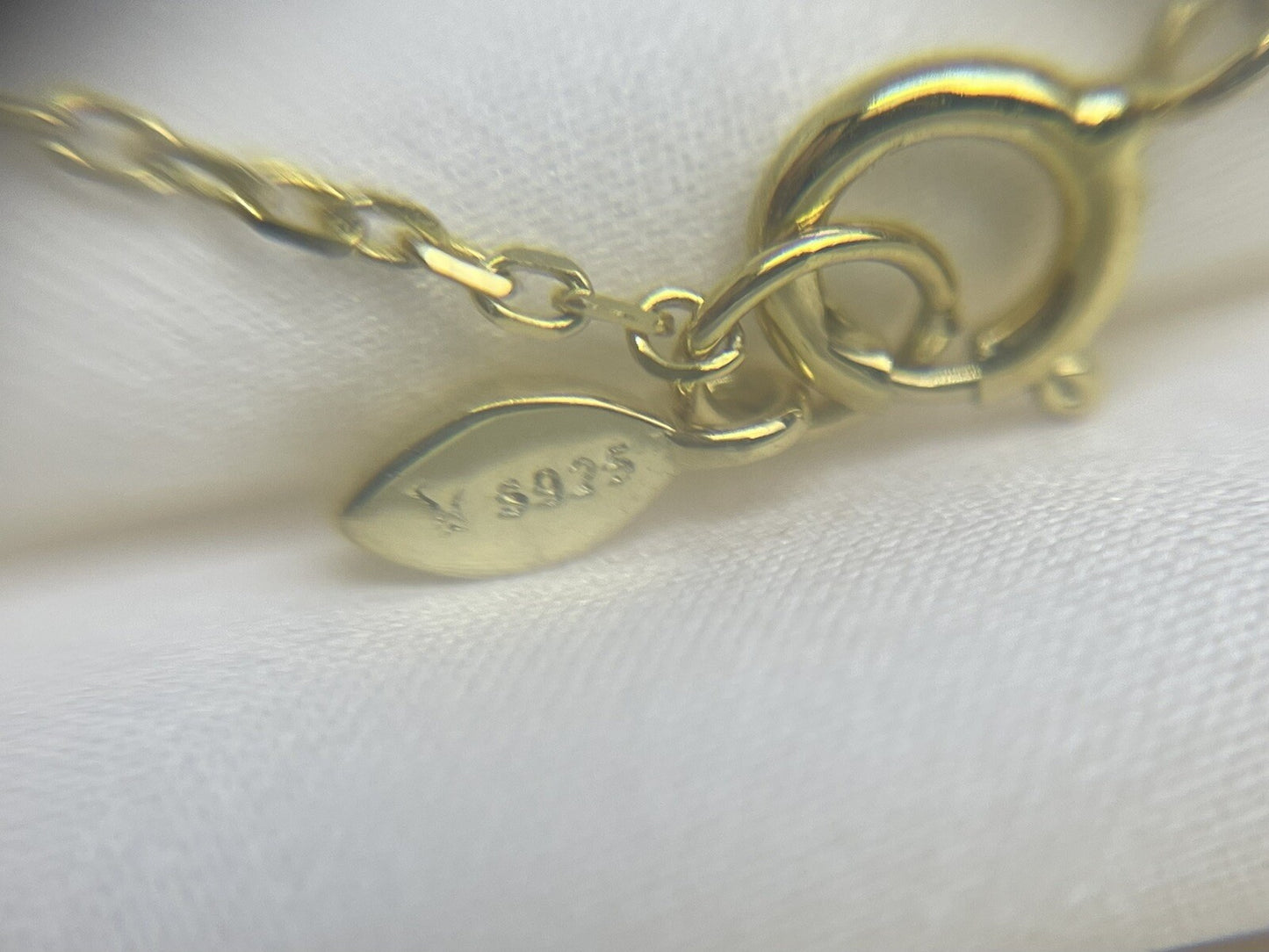 Sterling Silver 925 Gold Plated Enamel Colorful Hot Peppers Charm 18in Necklace