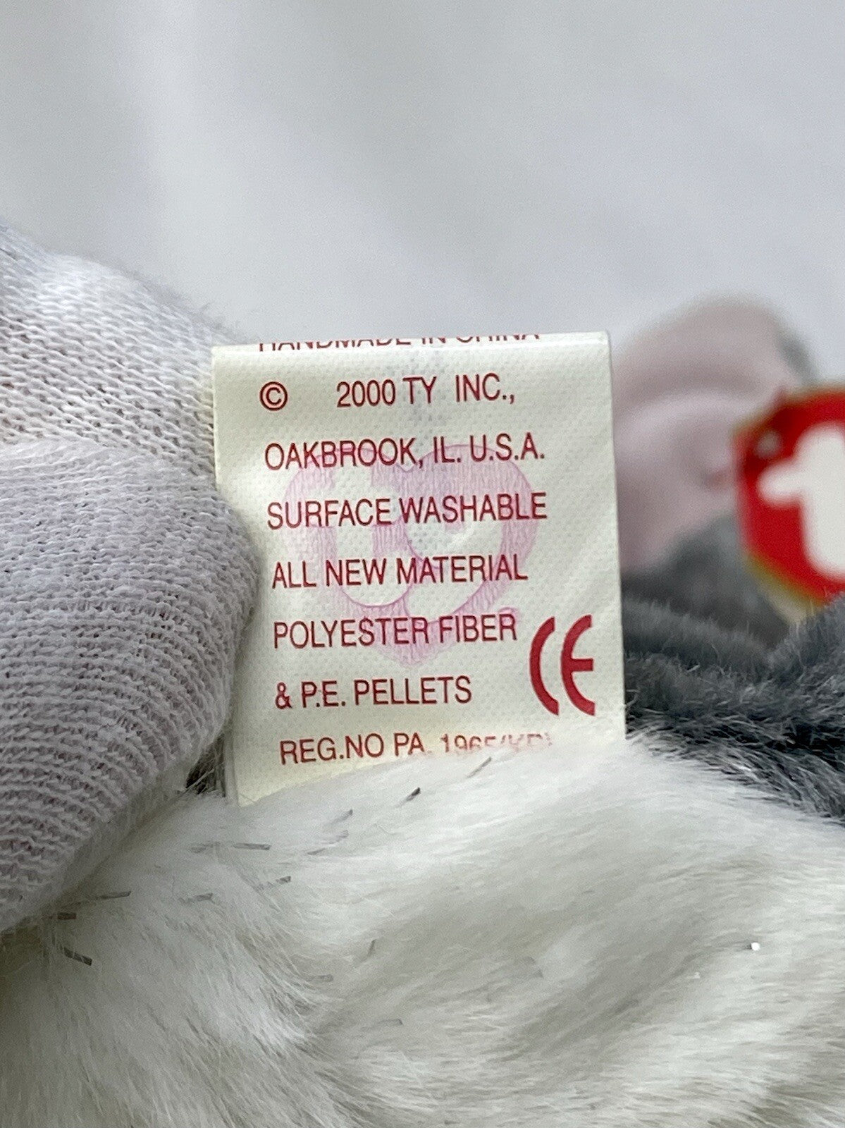 Rare Retired Ty Beanie Baby Hopper The Bunny 2000 Mint P.E. Pellets With Errors