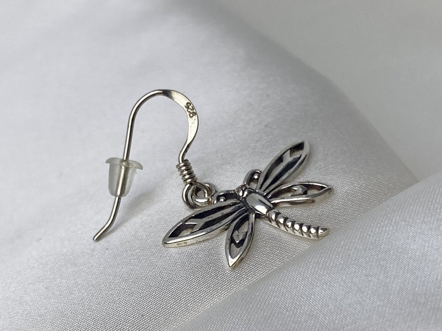 Pendientes colgantes con gancho de mariposa 🦋 de plata 925 Just Like Silver de Peter Stone