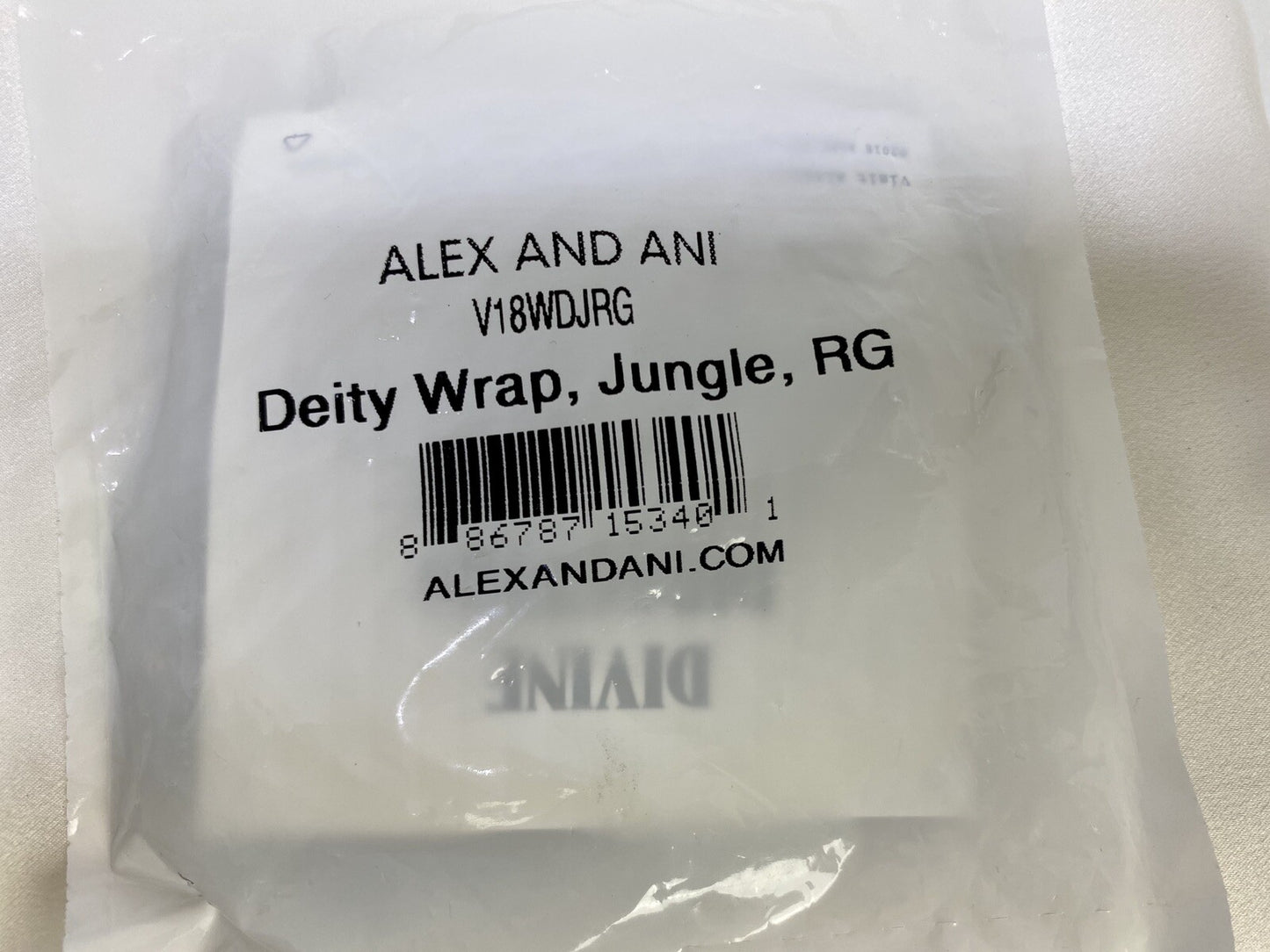 Alex and Ani Deity Wrap Jungle Charm Bangle Bracelet Rafaelian Gold