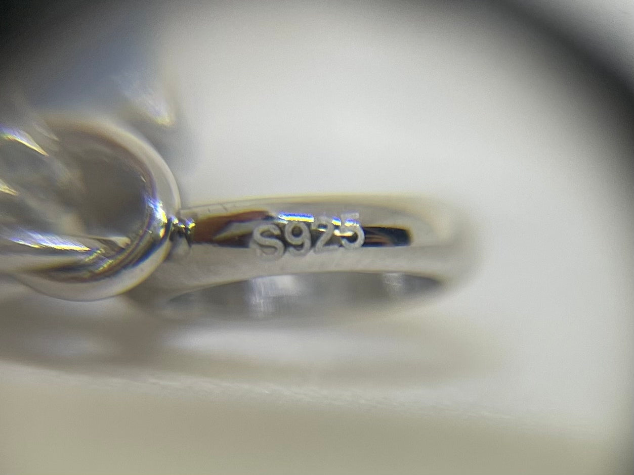 Colgante con dije de cine clásico de palomitas de maíz y gafas 3D en plata de ley 925 esmaltada