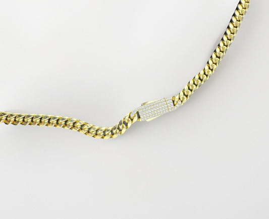 Monaci Hollow Jingle Bell Link Chain 14k Yellow Gold ~ 10.4 Grams 18in Width 6mm