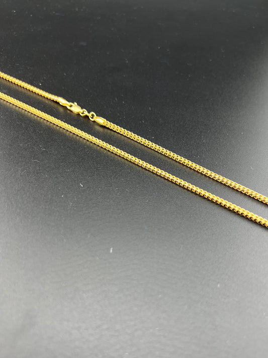 14k Gold Franco Chain - 12.69g, 20in, 2.10mm