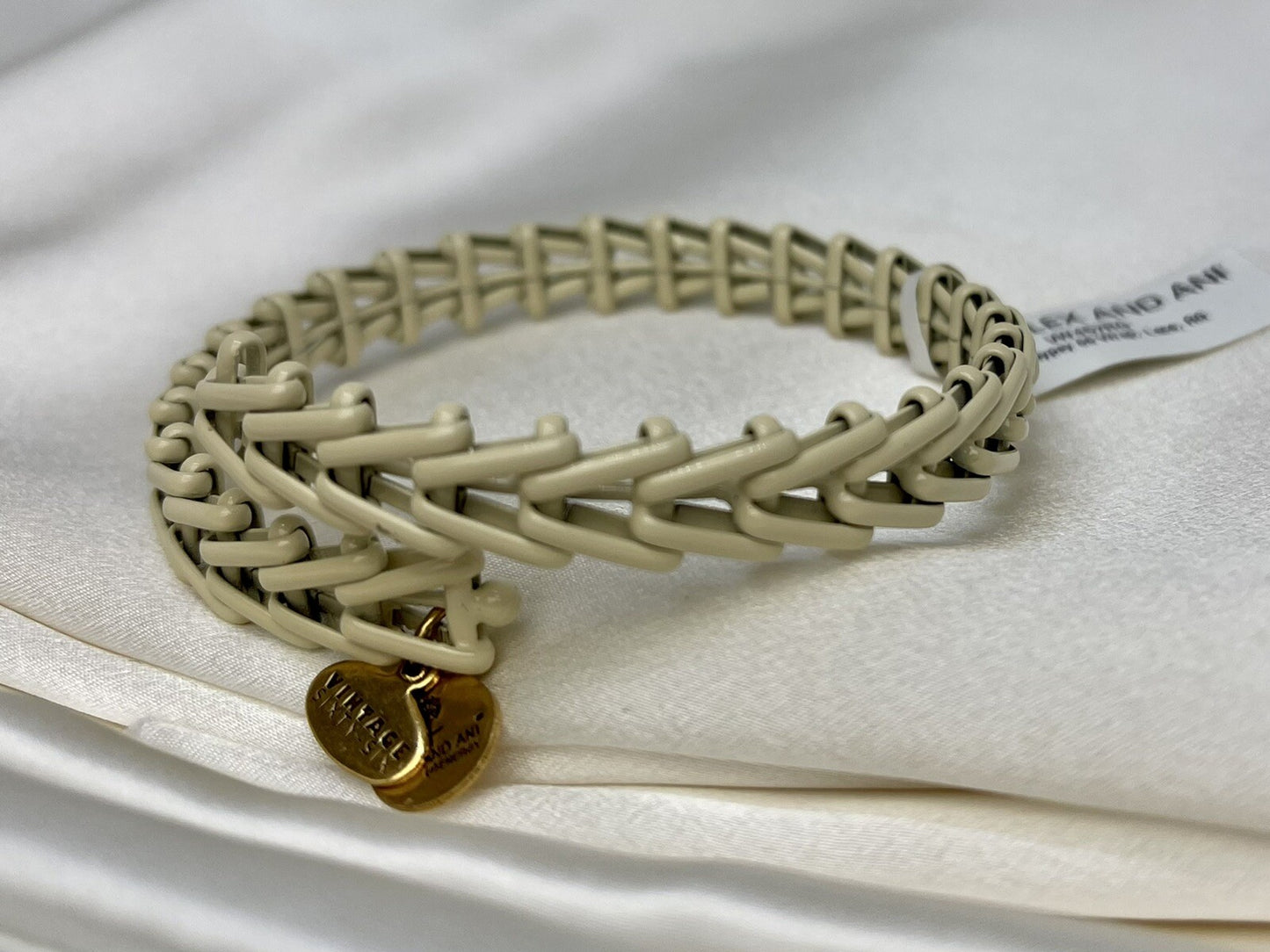 Alex and Ani Gypsy 66 Lace Rafaelian Gold Wrap Bangle