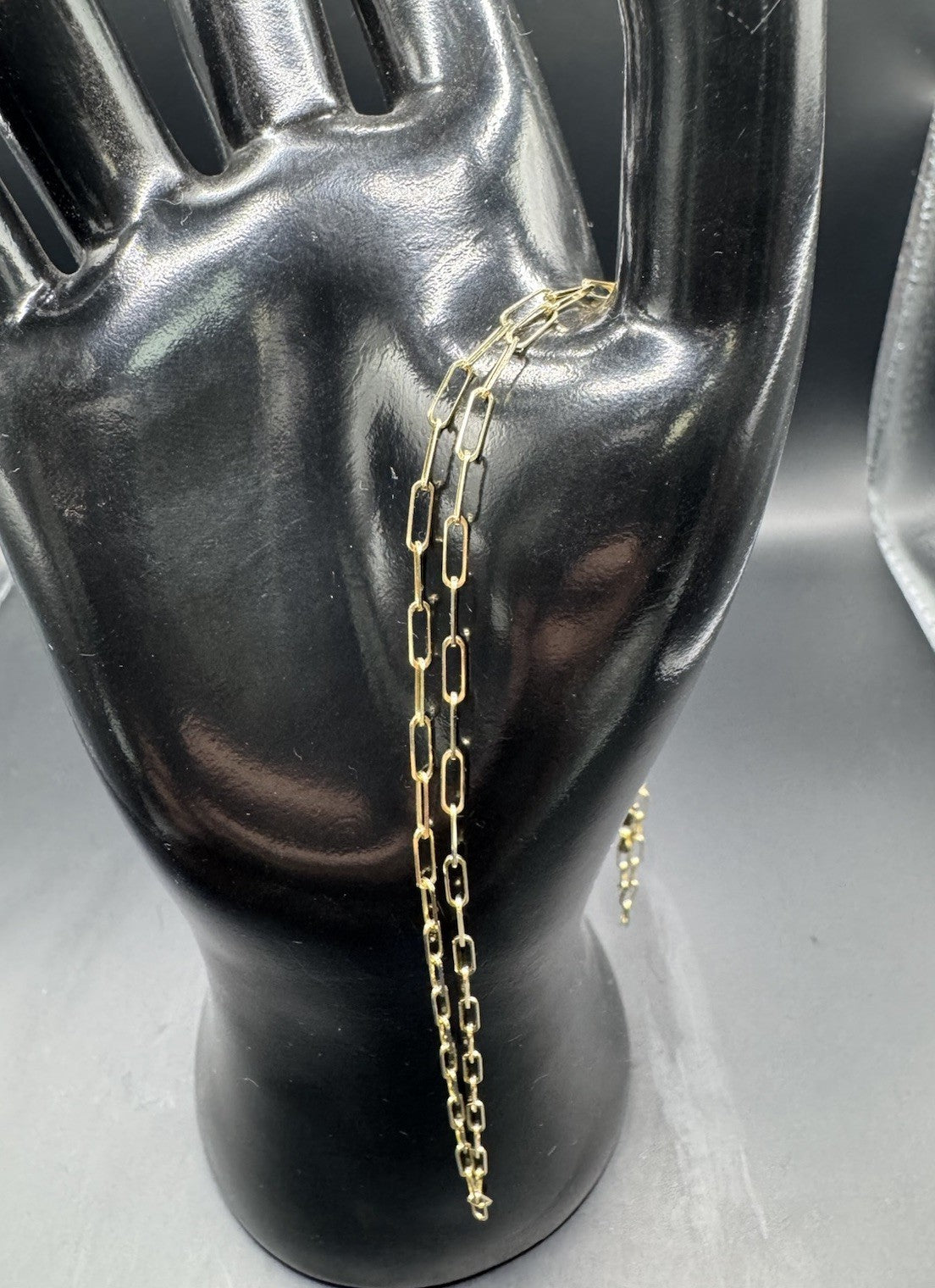 14K Yellow Gold Paperclip Chain Necklace 20in 1.97mm 2.6 Grams