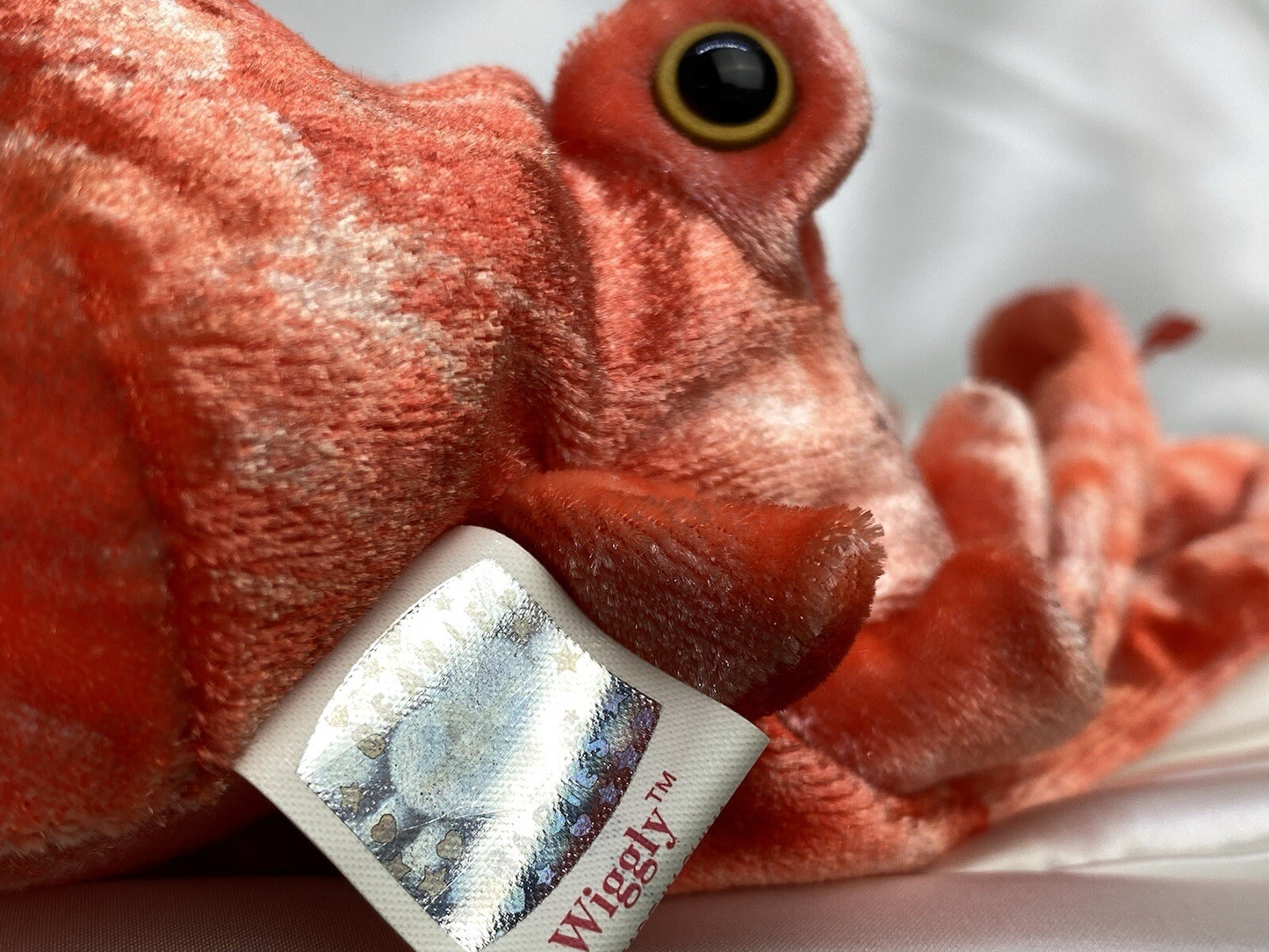 Rare Retired Ty Beanie Baby Wiggly The Octopus 2000 Mint P. E Pellets W Errors