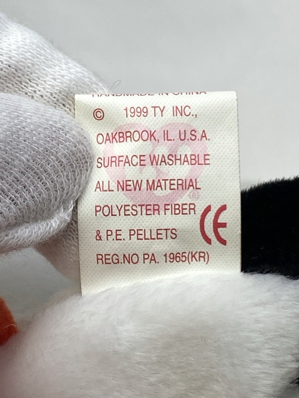 Rare Retired Ty Beanie Baby Stilts The Stork 1998-1999 Mint P.E. Multiple Errors