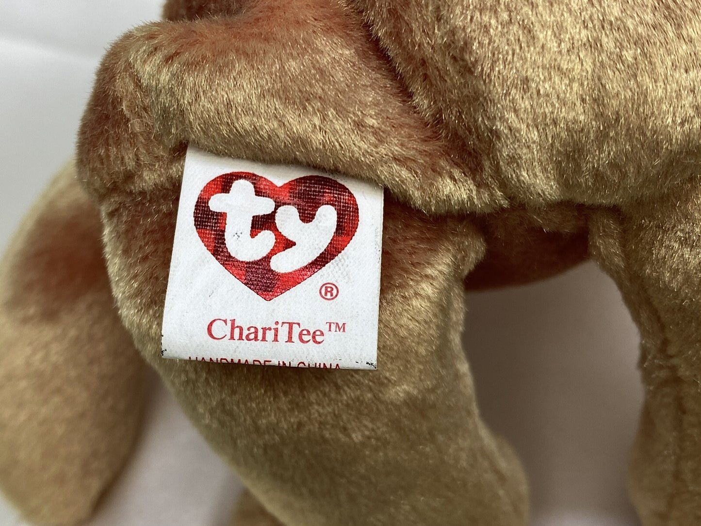 Ty Beanie Baby ChariTee The Bear Golf Plush 2004 with Tag Protector