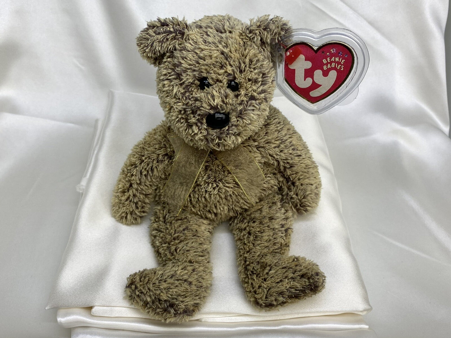 Ty Beanie Baby Harry The Bear Plush 2001 Retired with Errors