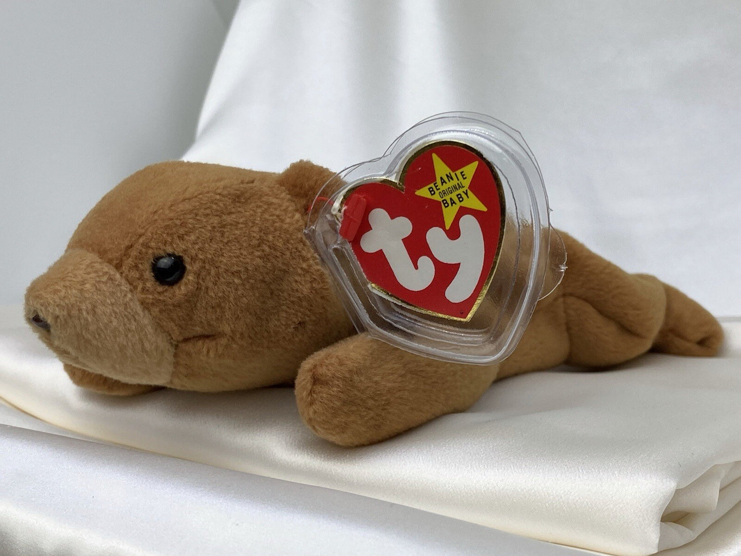Raro Ty Beanie Baby jubilado Cubbie el Oso 1993 Gránulos de P.V.C. Con Numerosos Errores