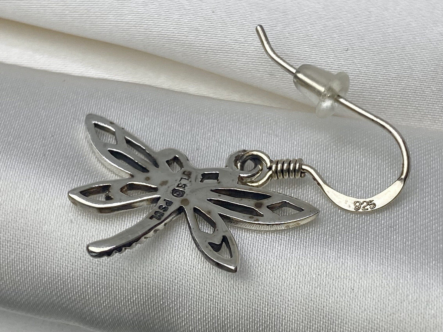 Pendientes colgantes con gancho de mariposa 🦋 de plata 925 Just Like Silver de Peter Stone