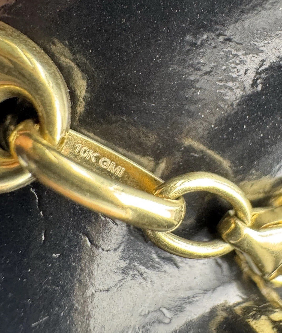 Solid 10K Gold Puffy Anchor Mariner Link Chain Necklace 24.5in, 7.66mm, 22.5G