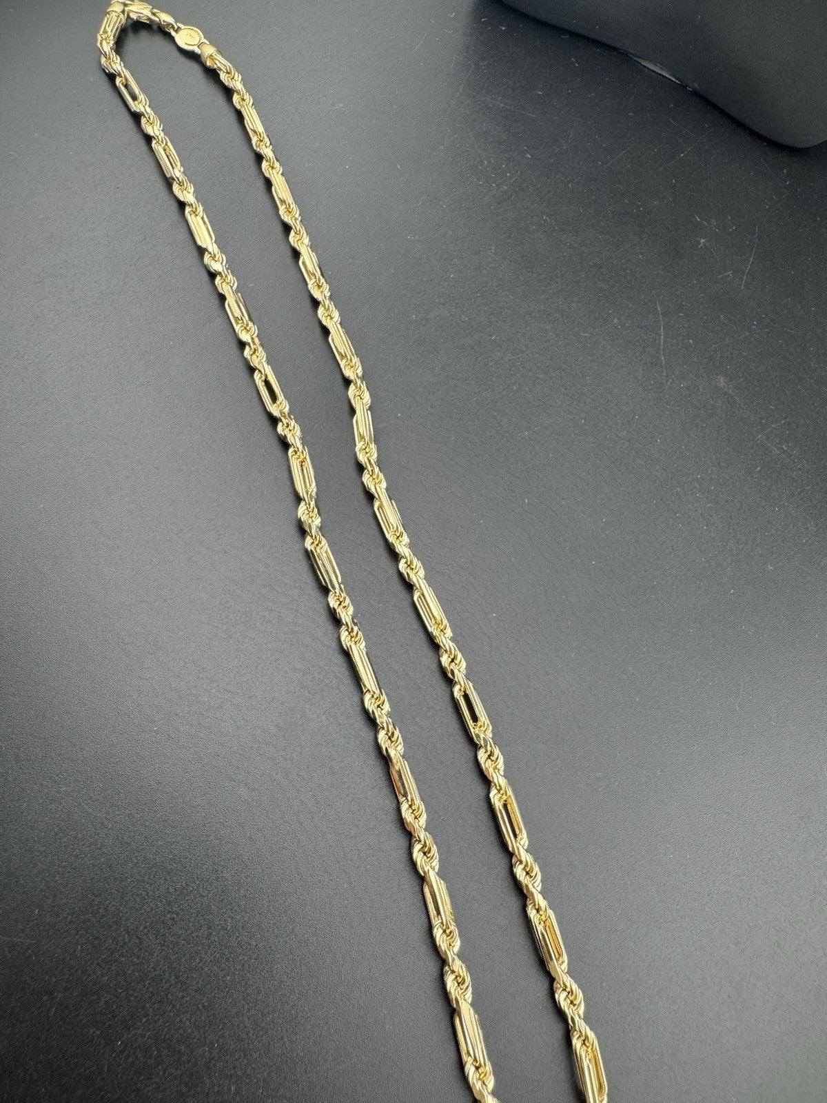 14K Yellow Gold Solid Milano Link Chain Necklace 20in 4.38mm 21.8 Grams Elegant