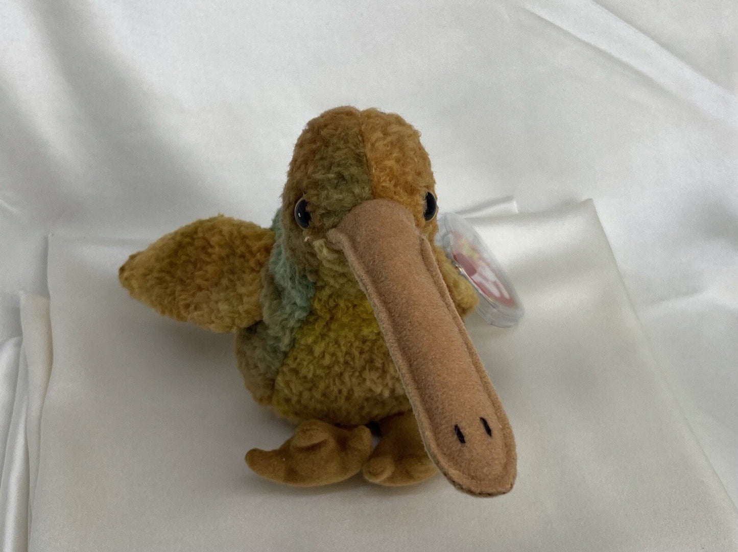 Rare Retired Ty Beanie Baby Beak The Kiwi Bird 1998 Mint P.E. Pellets W Errors