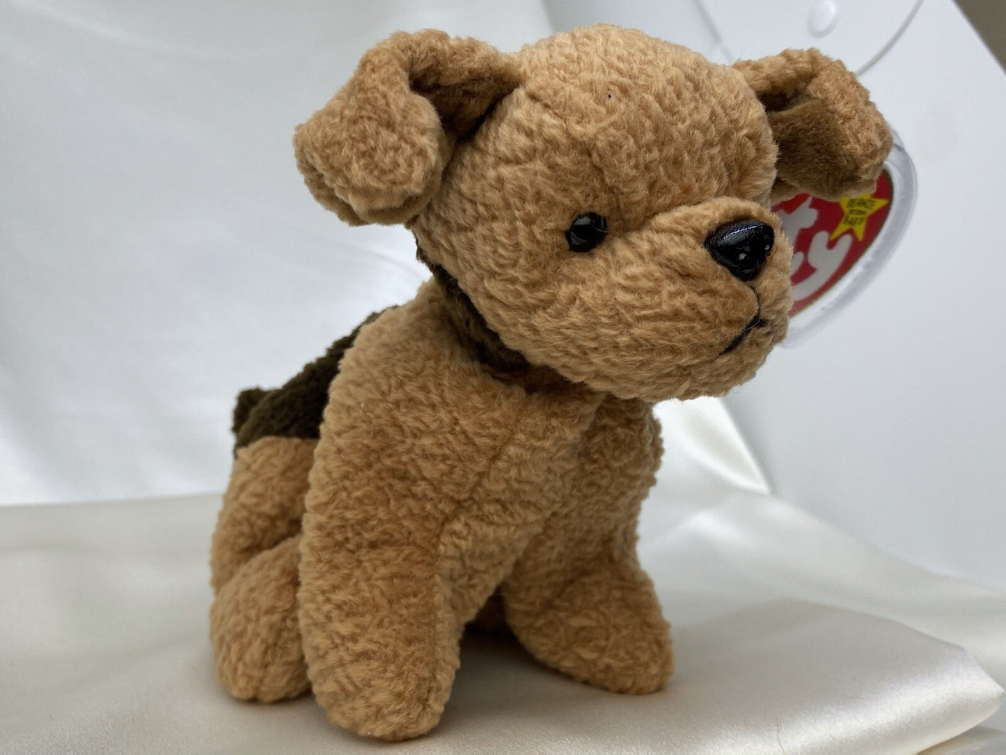 Rare Retired Ty Beanie Baby Tuffy The Dog 1996 Mint P E Pellets W Errors Vintage