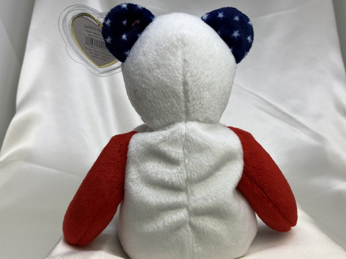 Ty Beanie Baby Smash The US Open Tennis Bear Plush W Hang Tag Protector 2005