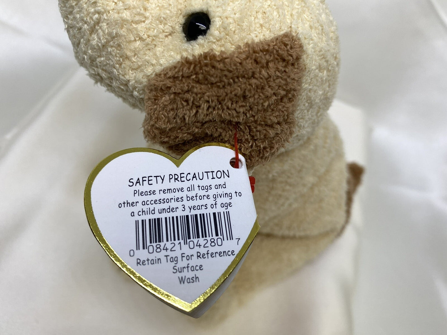 Ty Beanie Baby Rufus Plush Stuffed Animal 2000 with Tag Protector