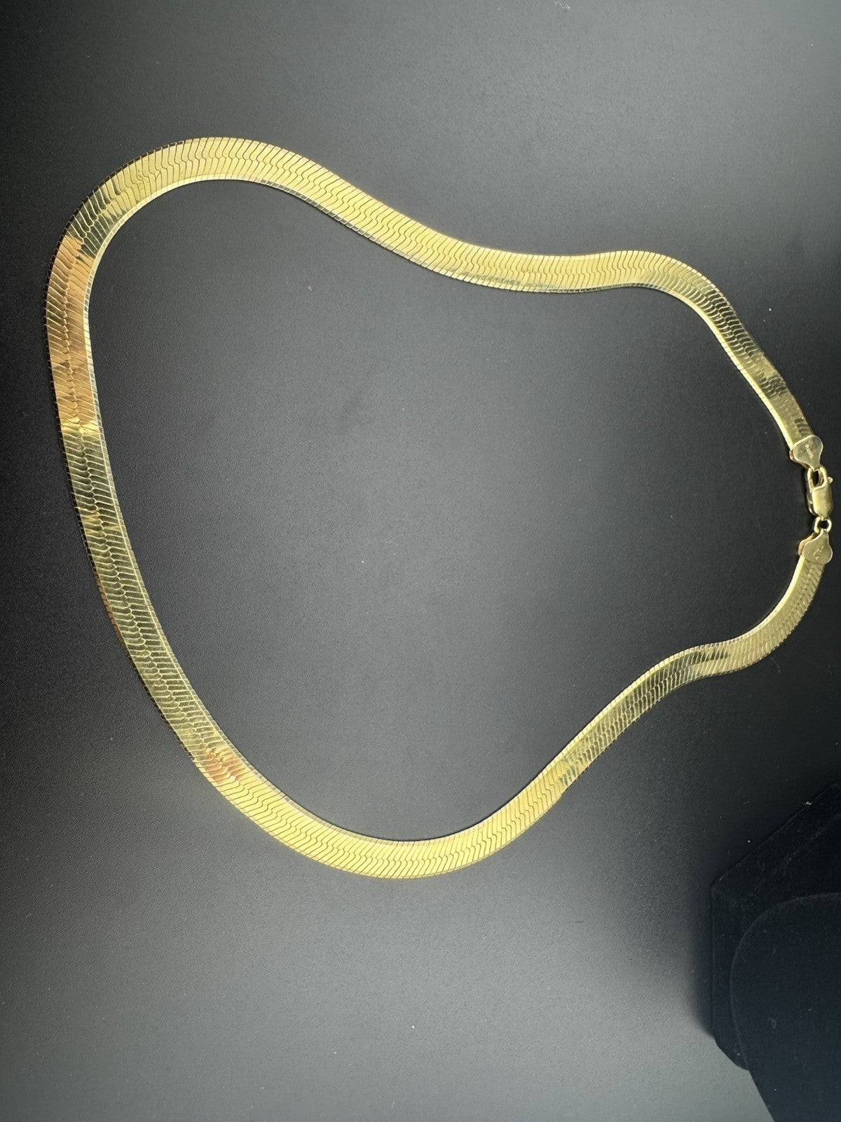 925 Star Silver Yellow Gold Plated Snake Chain 22.25in 8.73mm Smooth 41.4 Grams