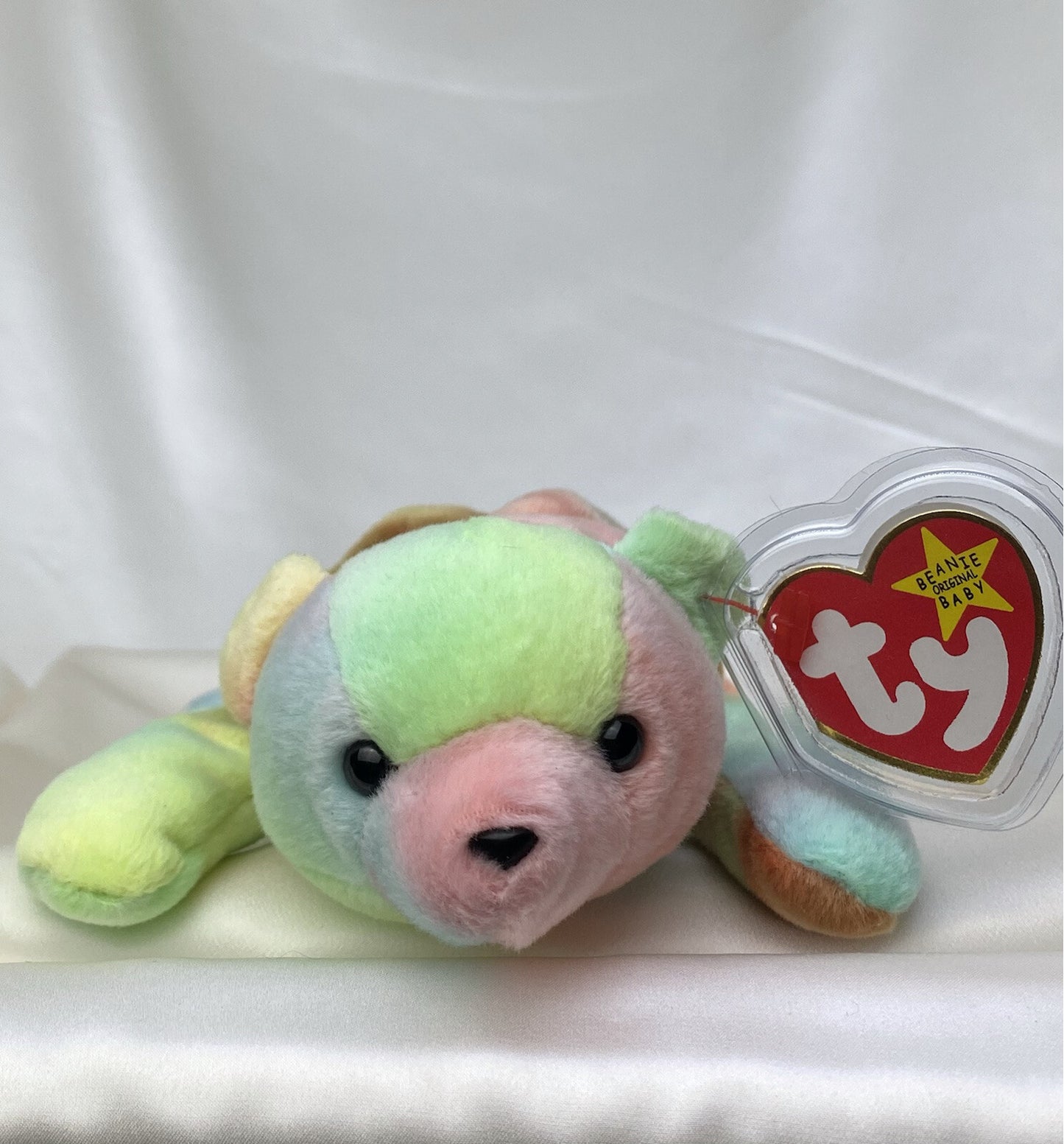 Ty Beanie Baby Sammy El Oso 1998-1999 Retirado Raro Menta Con Errores Y Pellets P.E.