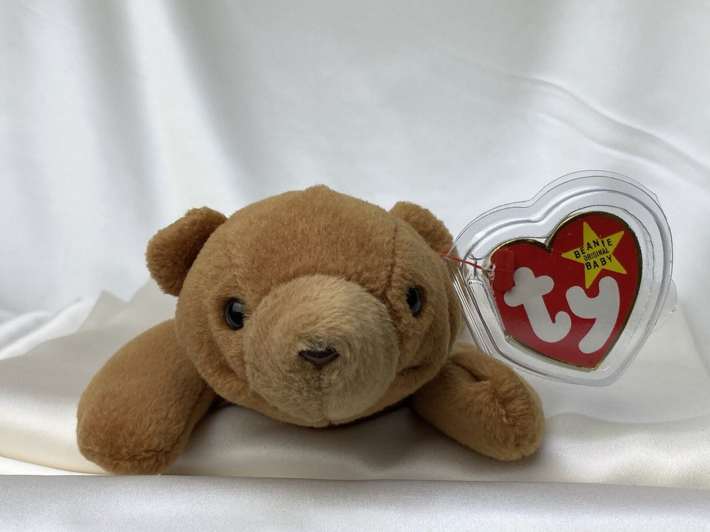 Raro Ty Beanie Baby jubilado Cubbie el Oso 1993 Gránulos de P.V.C. Con Numerosos Errores