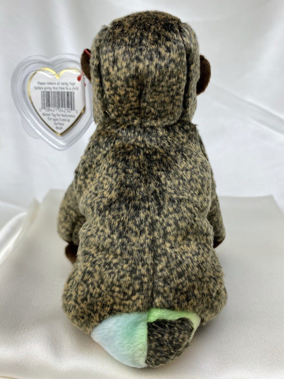 Rare Retired Ty Beanie Baby Cheeks The Ape 1999 Mint P.E. Pellets With Errors