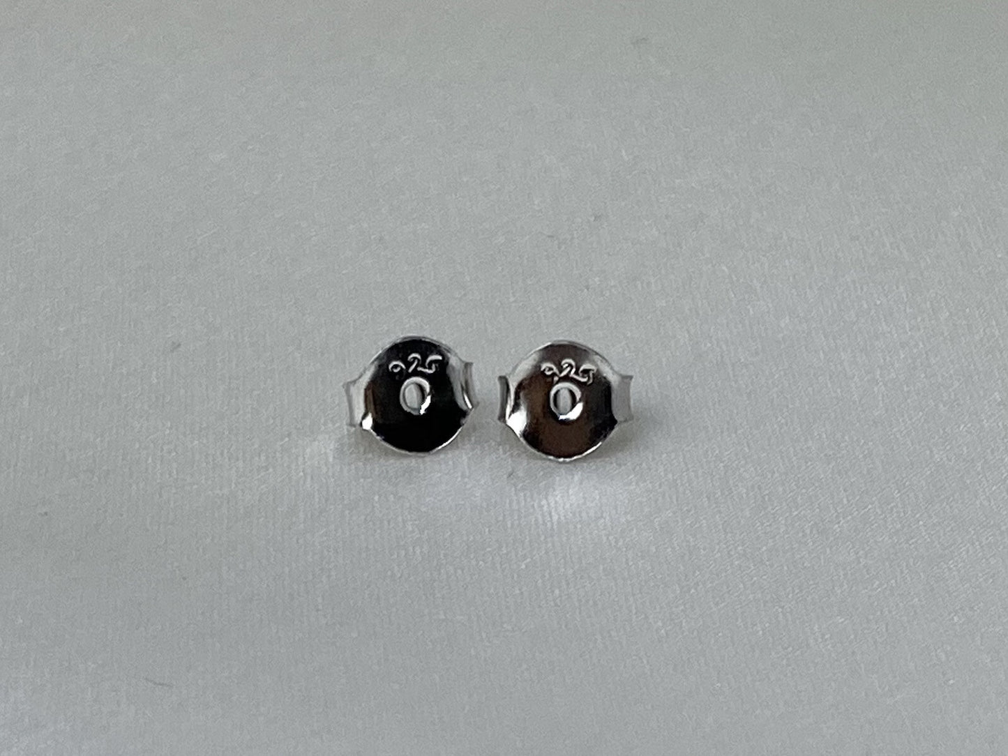 New Sterling Silver 925 7x11mm Owl Stud Earrings Two Tone Cubic Zirconia Stone🦉