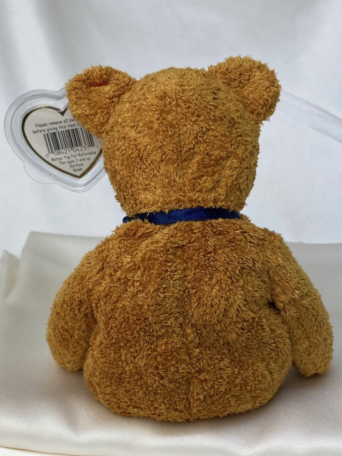 Rare Retired Ty Beanie Baby Fuzz The Bear 1998 -1999 Mint P.E. Pellets W Errors