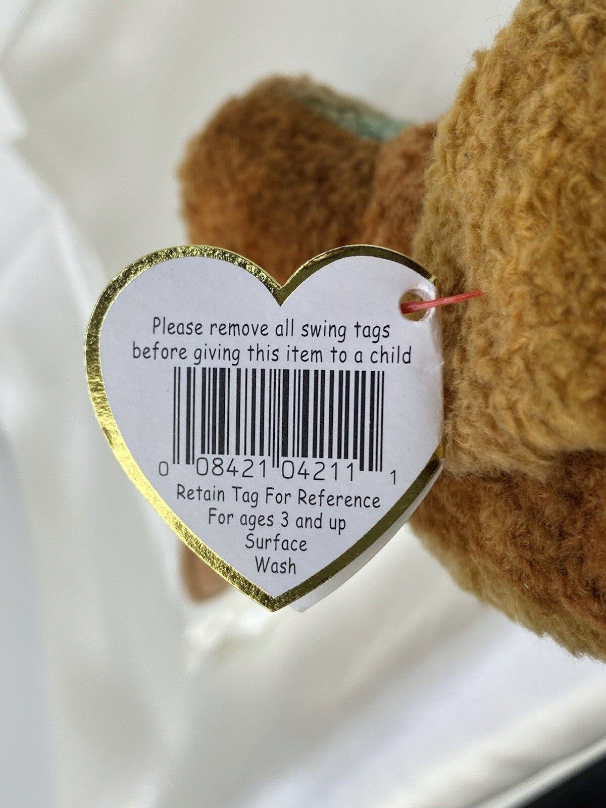 Rare Retired Ty Beanie Baby Beak The Kiwi Bird 1998 Mint P.E. Pellets W Errors