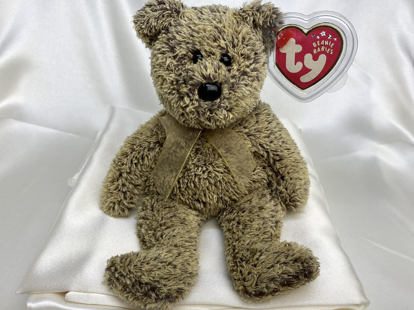 Ty Beanie Baby Harry The Bear Plush 2001 Retired with Errors