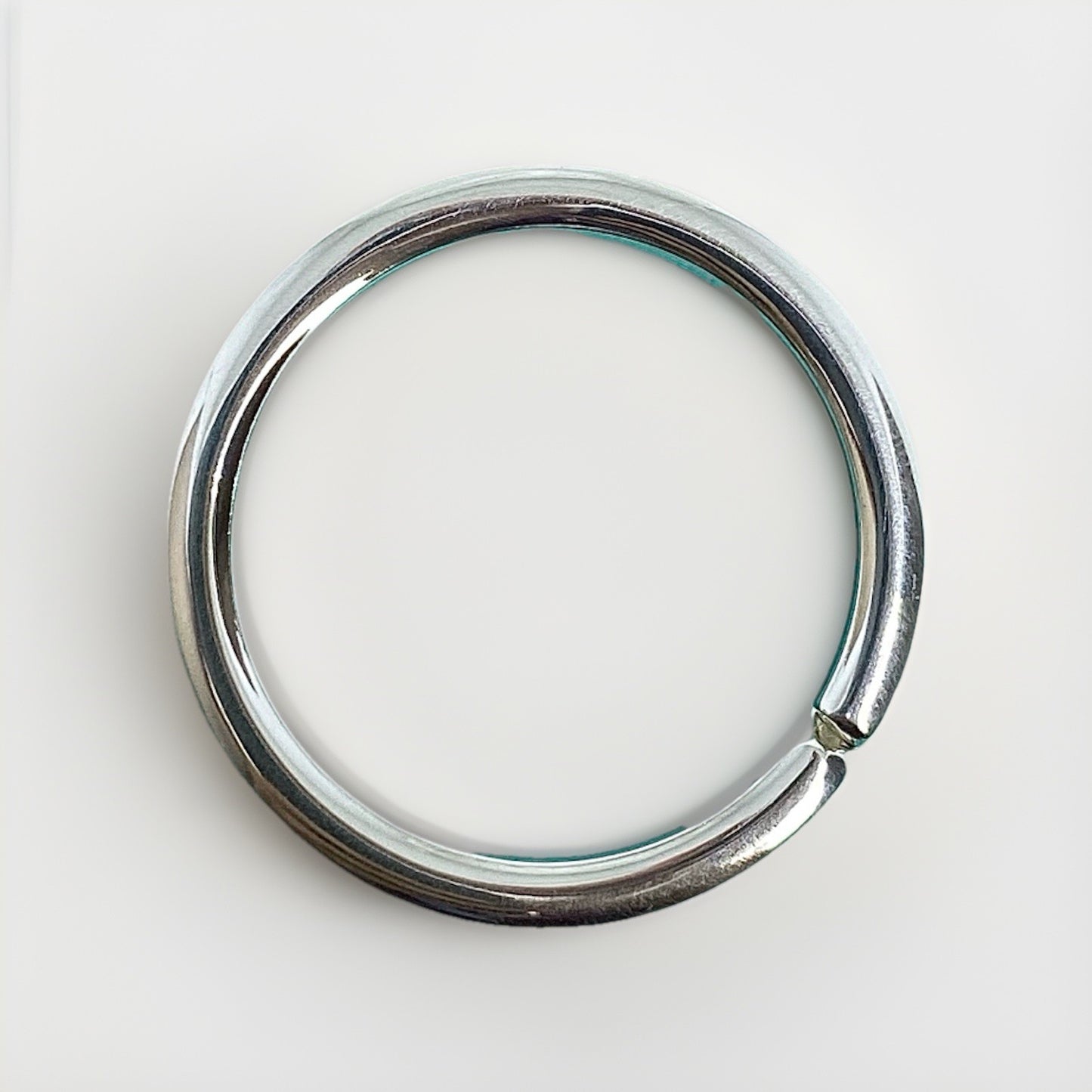 Tiffany & Co. Silver Paloma Picasso Circle Key Ring Starter Base Keychain