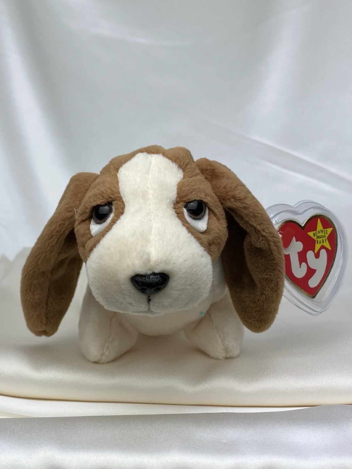 Rare Retired Ty Beanie Baby Tracker The Dog 1997-1998 Mint P.E. Multiple Errors