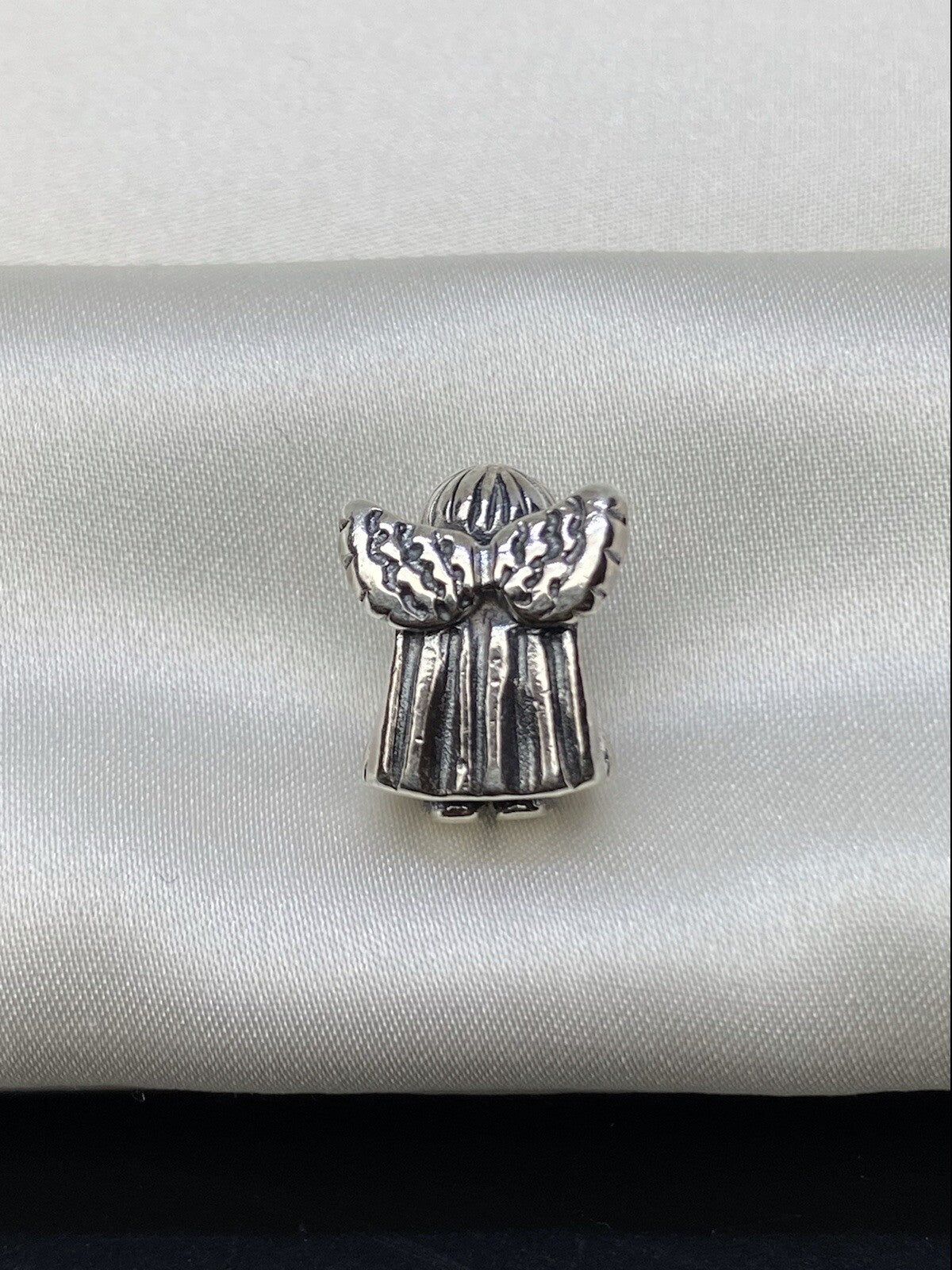 Pandora ALE Plata de ley 925 12,7 mm Dije europeo Ángel de la esperanza #790337