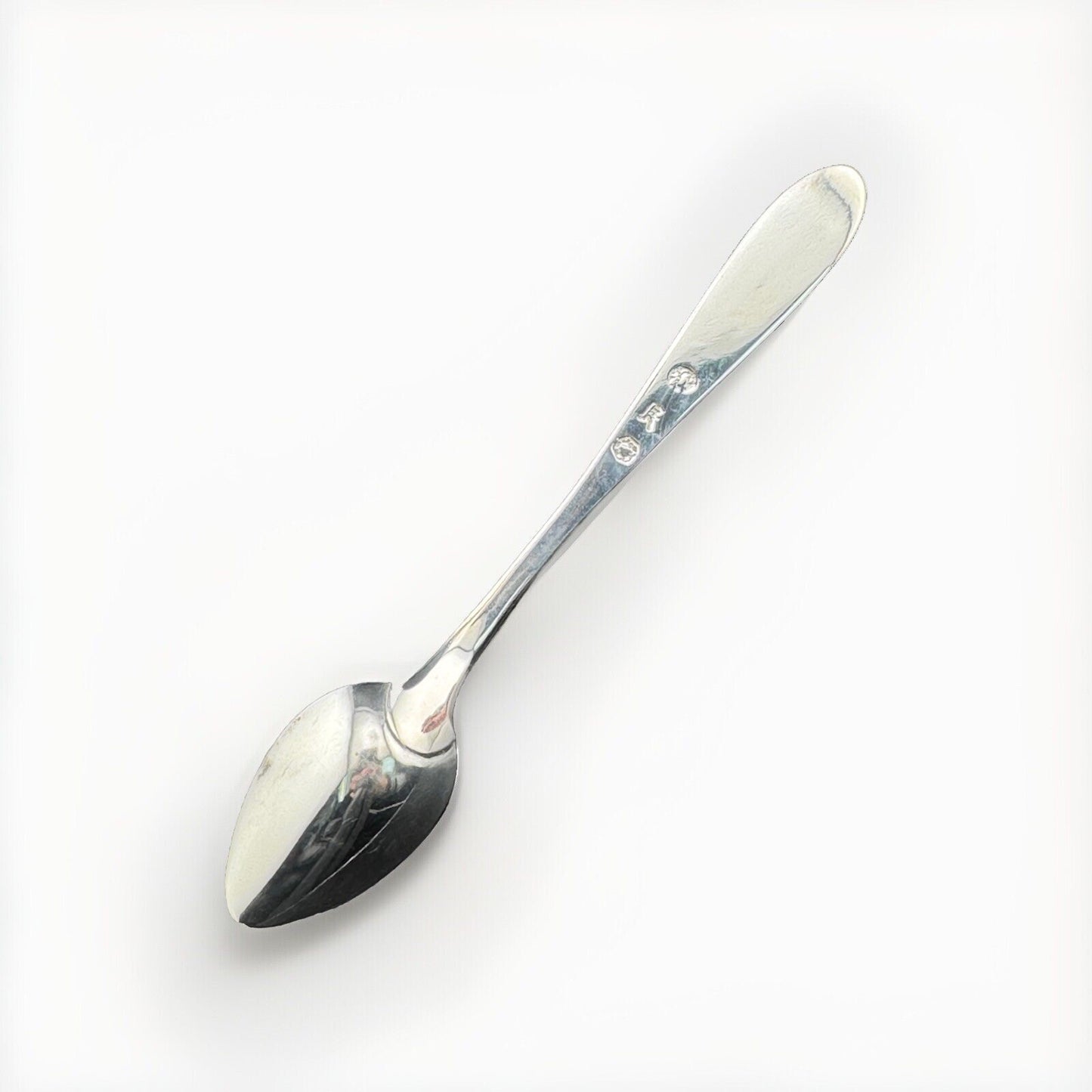 Vintage Sterling Fine Silver 925 Serving Baby Dinner Spoon 11.4G 5in 23.61mm