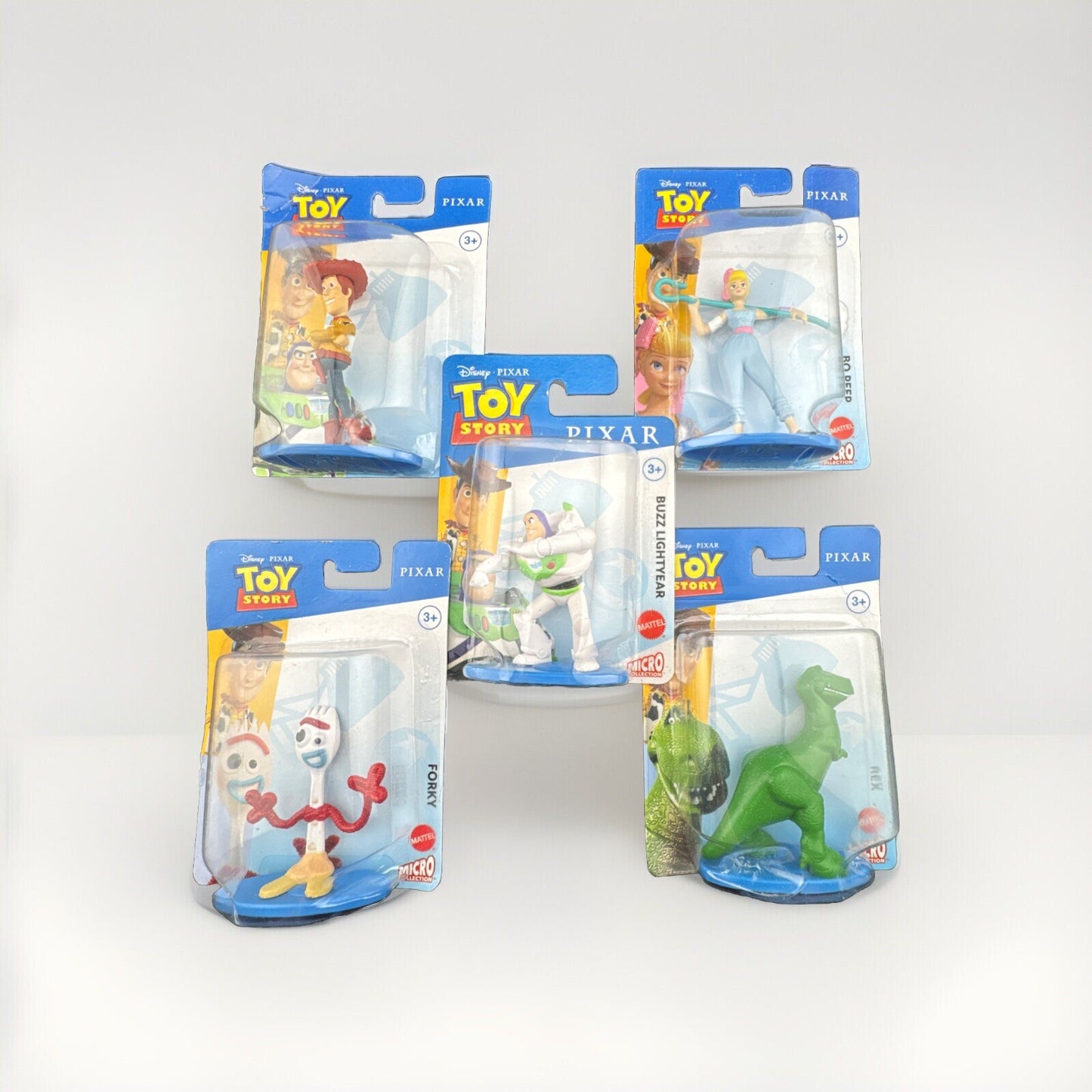 Disney Pixar Toy Story Woody y la pandilla, set de 5 minifiguras de colección, NUEVO