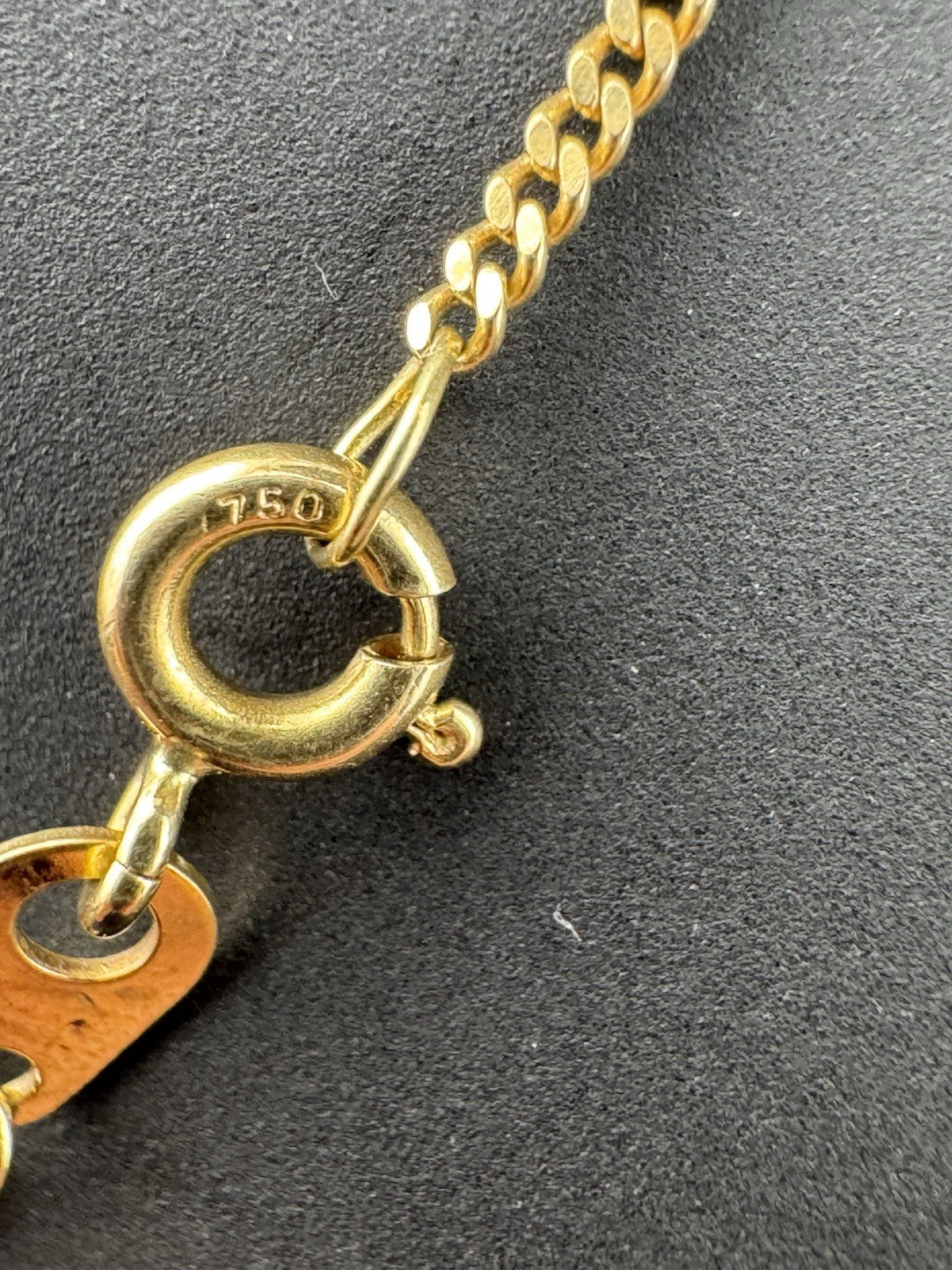 18K Solid Gold Open Heart Diamond Necklace Timeless 21in Pendant 6.8G