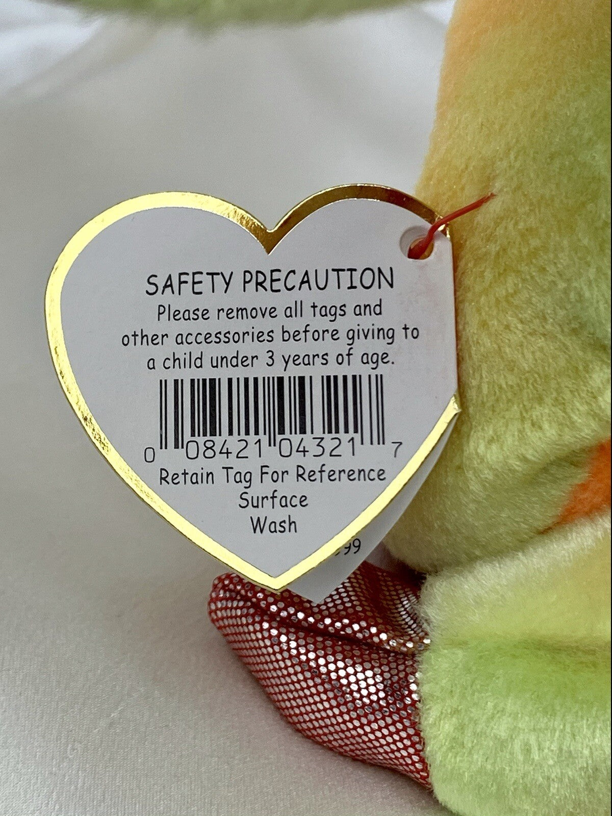 Conejo Beanie Baby Ty Retirado Raro Horóscopo El Conejo 2000 Menta P.E. Con Errores