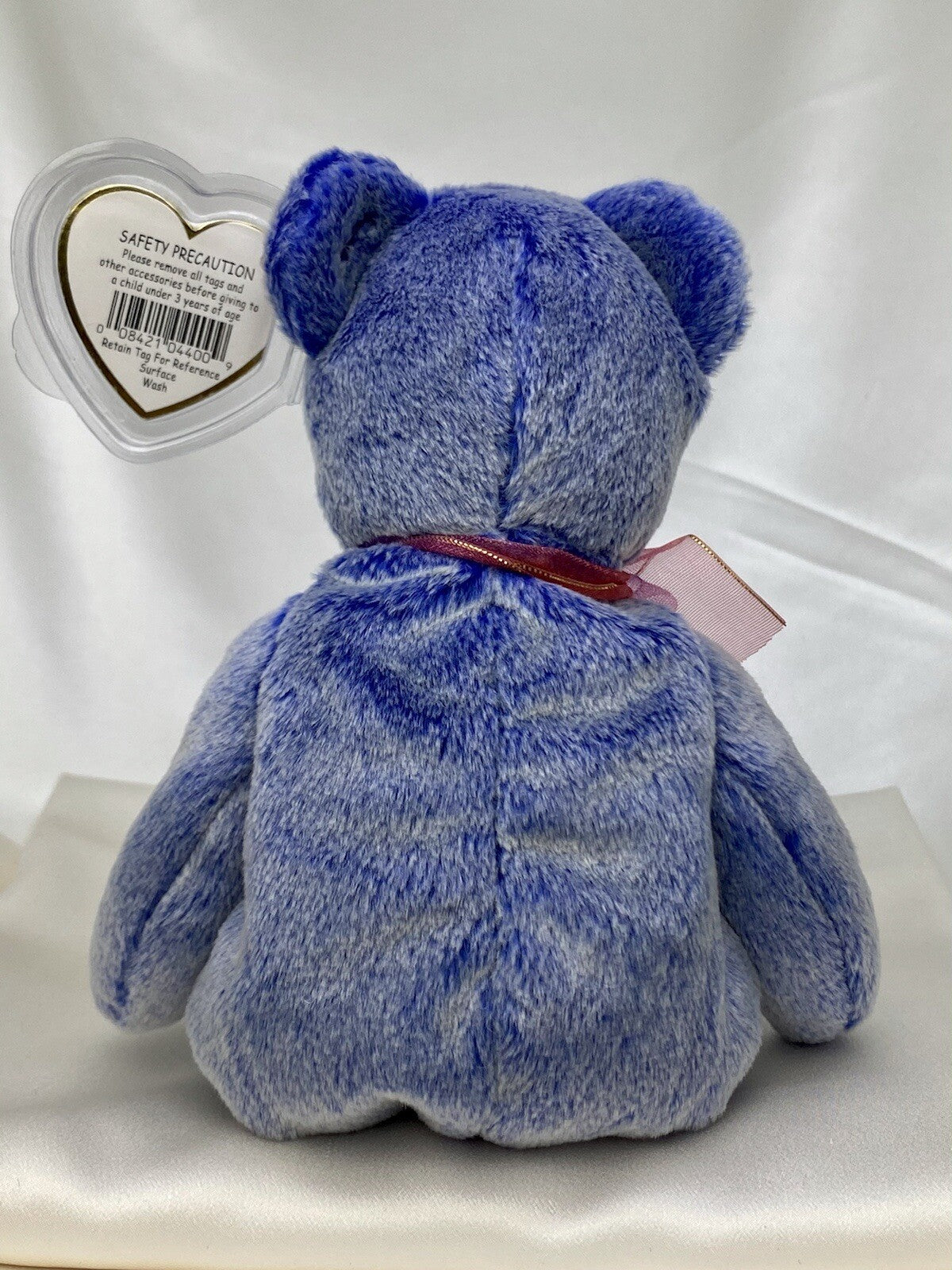 Oso Ty Beanie Baby Periwinkle Retirado Raro 2000 Menta C.E. Con Múltiples Errores