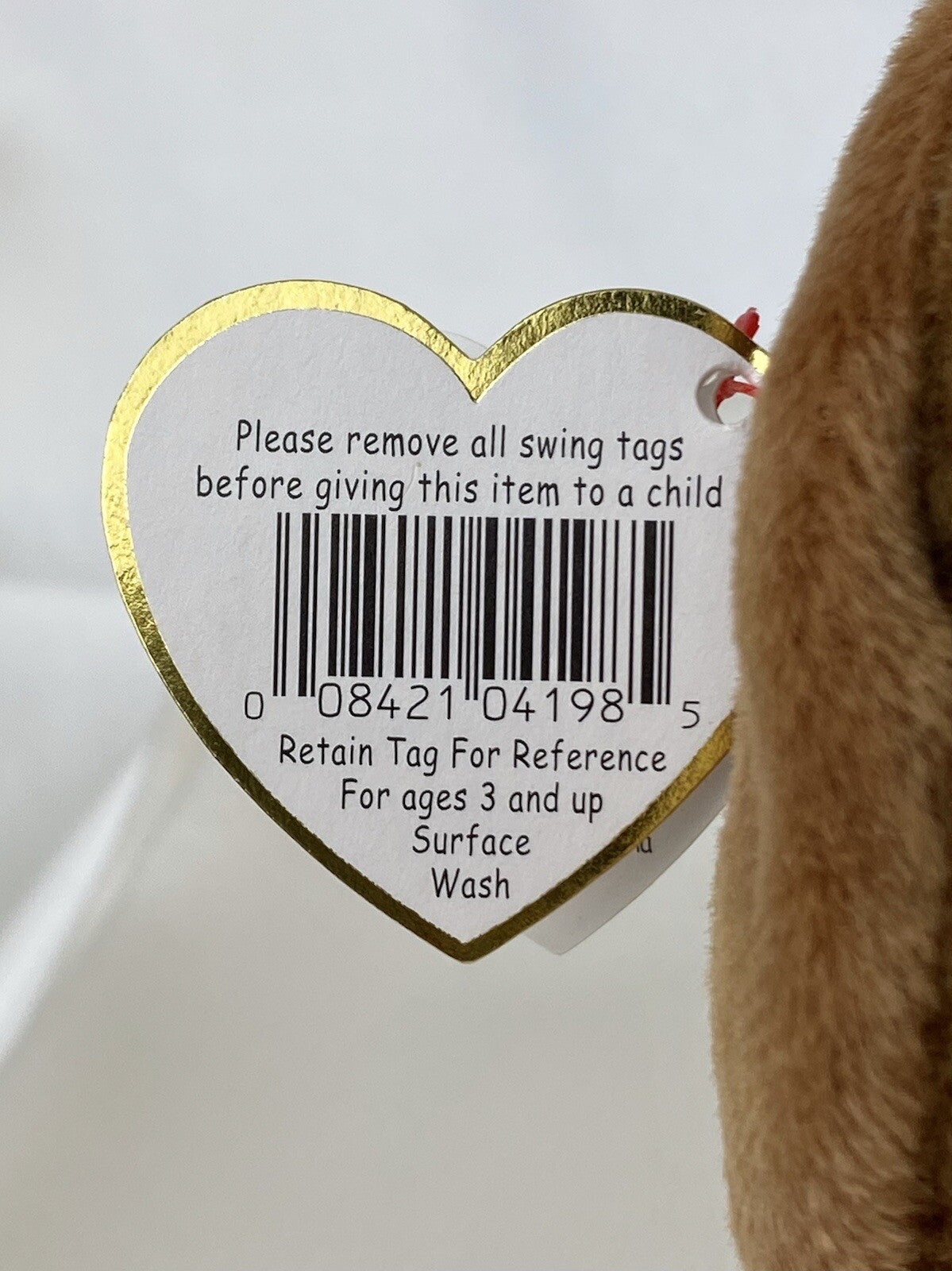 Rare Retired Ty Beanie Baby Tracker The Dog 1997-1998 Mint P.E. Multiple Errors