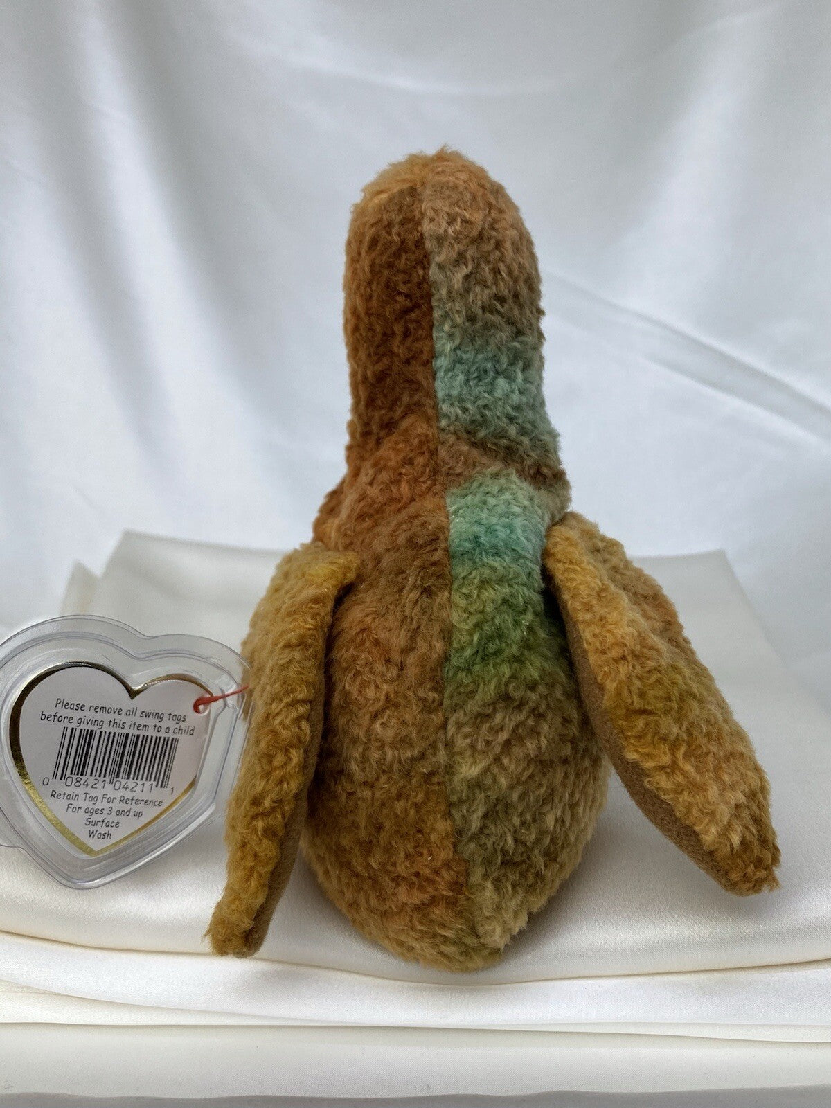 Rare Retired Ty Beanie Baby Beak The Kiwi Bird 1998 Mint P.E. Pellets W Errors