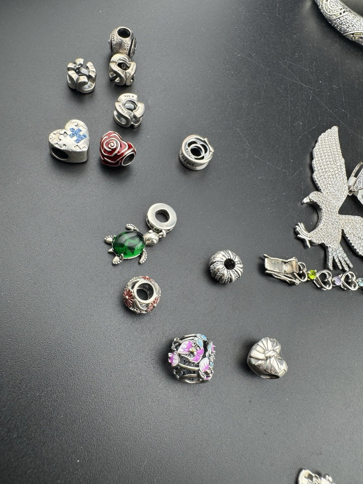 Sterling Silver 925 Jewelry Collection David Yurman Tiffany Pandora 235.3 Grams