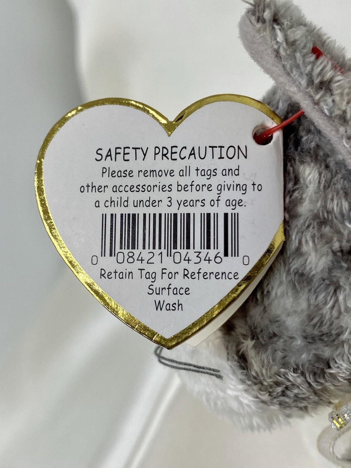 Rare Retired Ty Beanie Baby Purr The Cat 2000 Mint P.E. Pellets With Errors