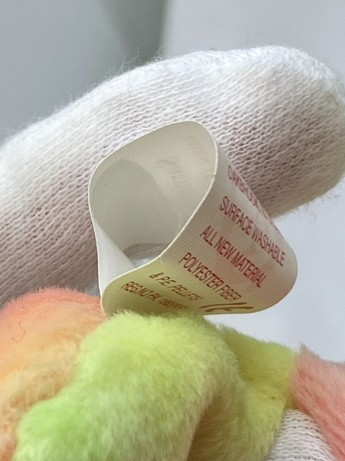Ty Beanie Baby Sammy El Oso 1998-1999 Retirado Raro Menta Con Errores Y Pellets P.E.