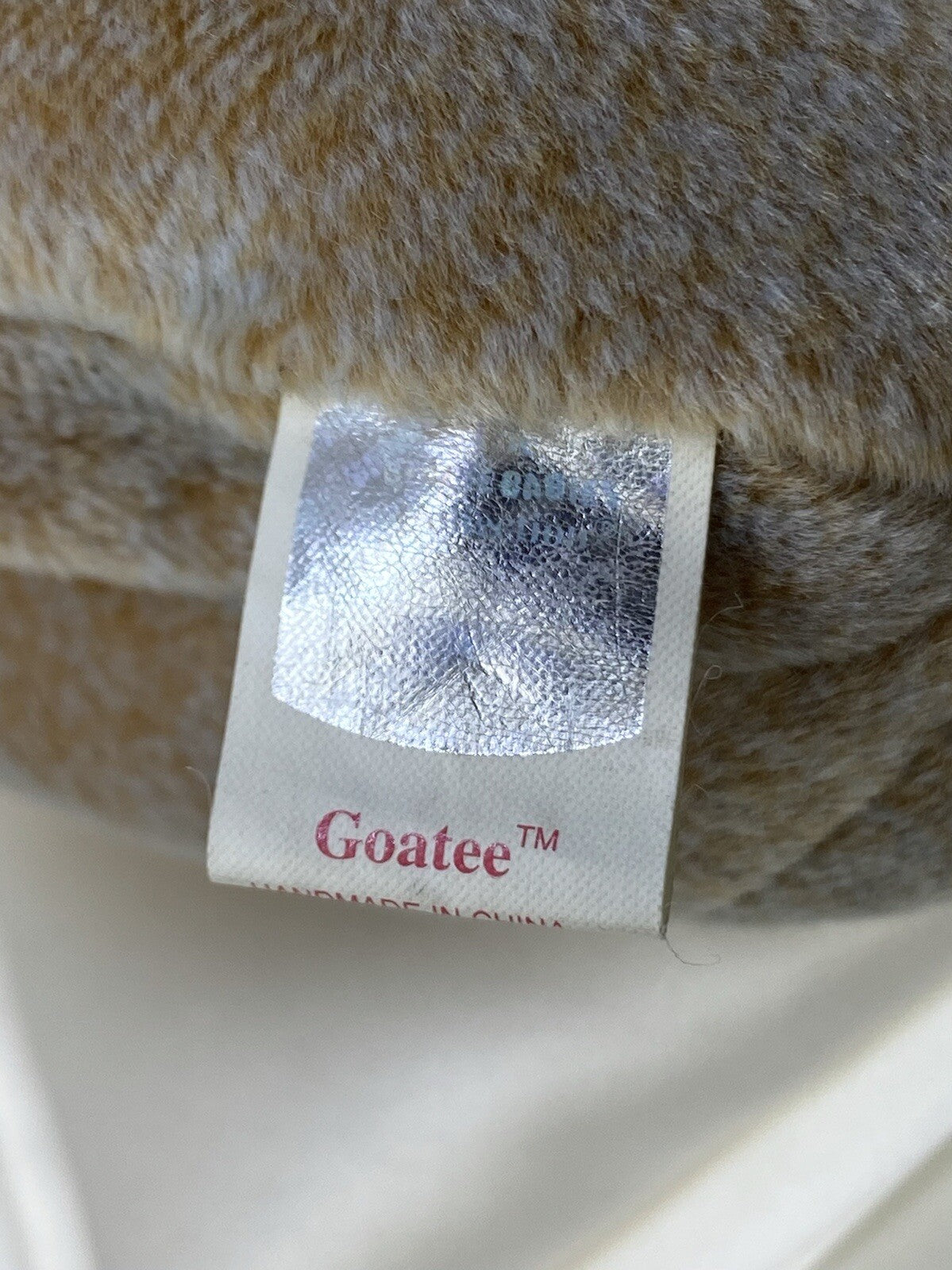 Rare Retired Ty Beanie Baby Goatee The Goat 1998 -1999 Mint P.E. Multiple Errors