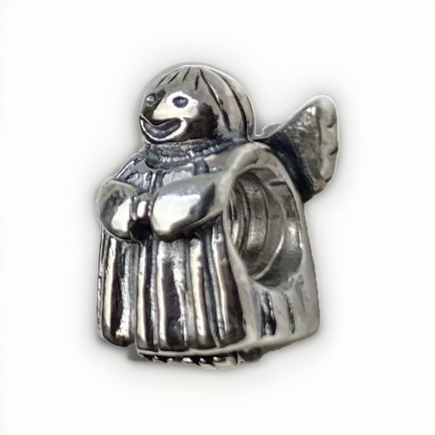 Pandora ALE Plata de ley 925 12,7 mm Dije europeo Ángel de la esperanza #790337