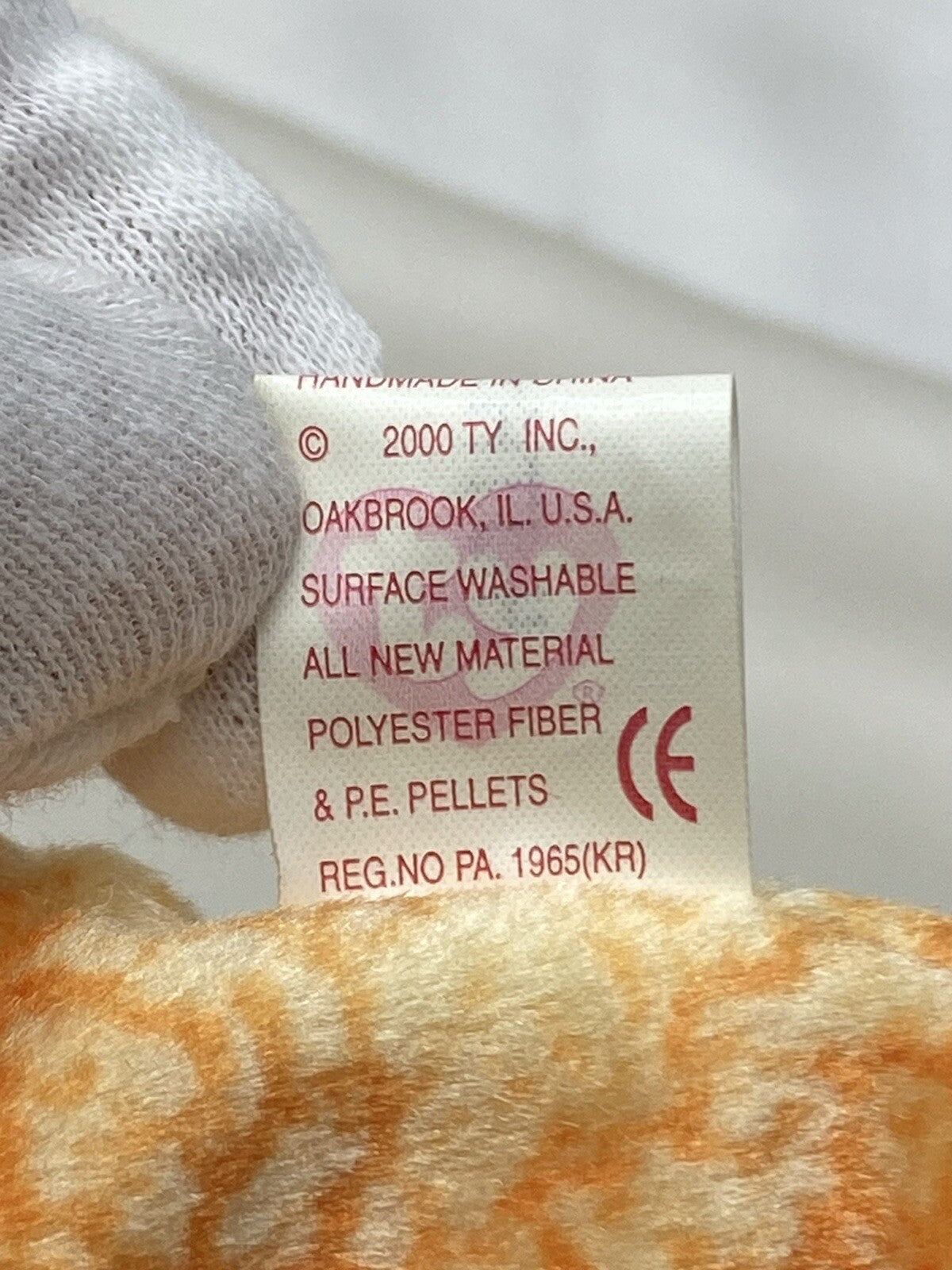 Rare Retired Ty Beanie Baby Slayer The Dragon 2000 Mint P.E. Pellets With Errors