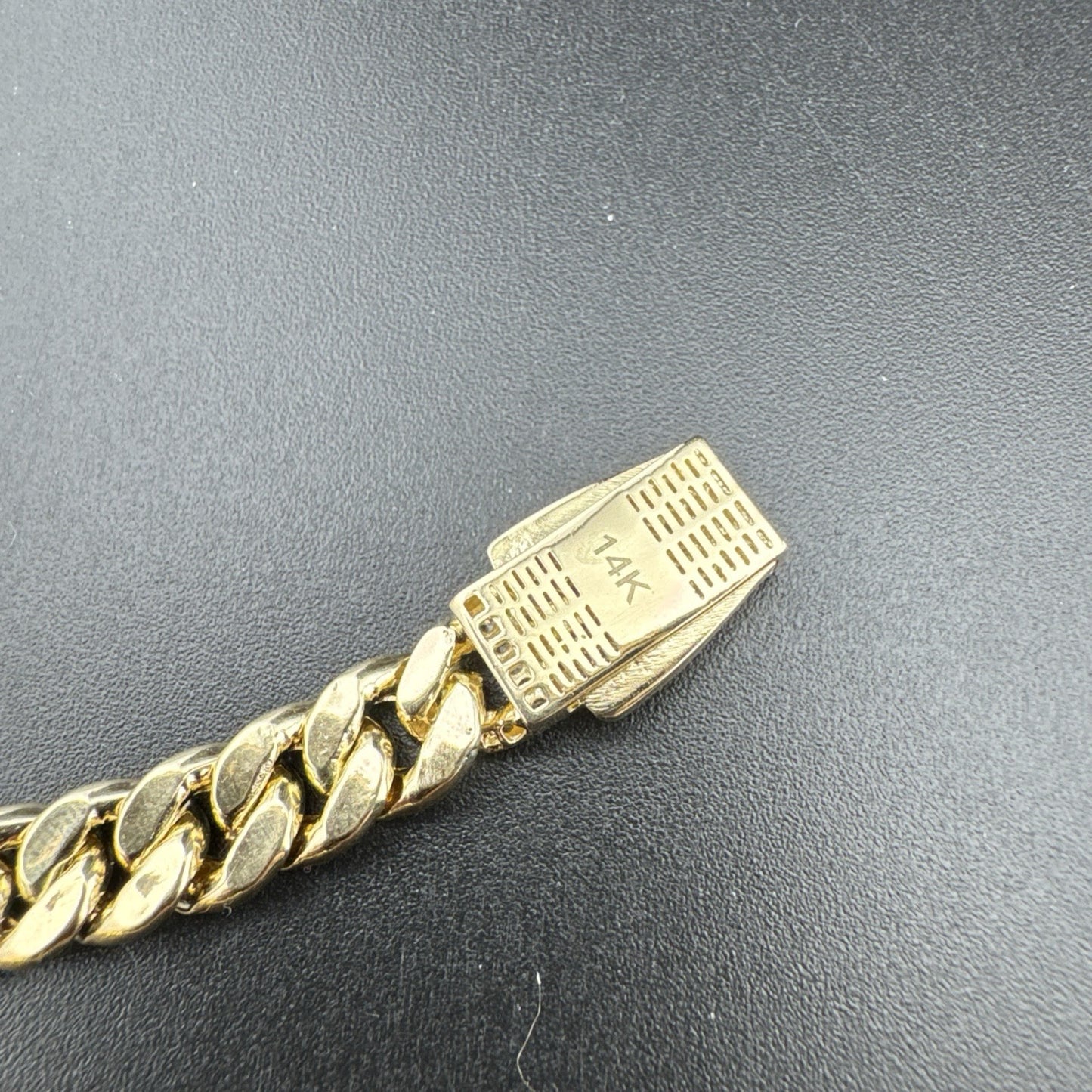 14K Yellow Gold Monaco Jingle Bell Cuban Link Chain 17in 7.66m 17.2 Gram Bold*