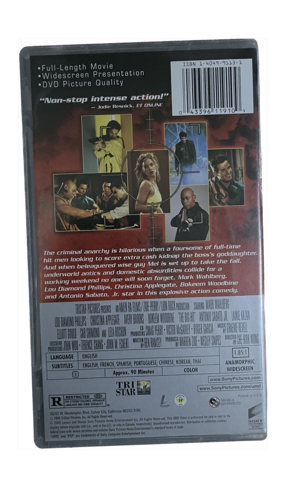 The Big Hit UMD - Movie, 2005 For Sony PSP Mark Wahlberg Play Station Players