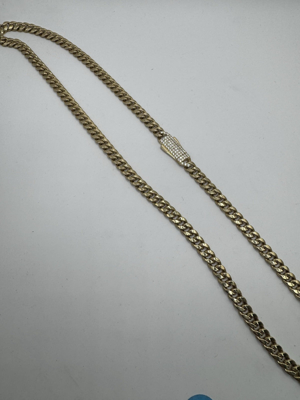 14K Yellow Gold 6mm Miami Cuban Link Chain Necklace, 24" Long, 11.9G Semi Hollow