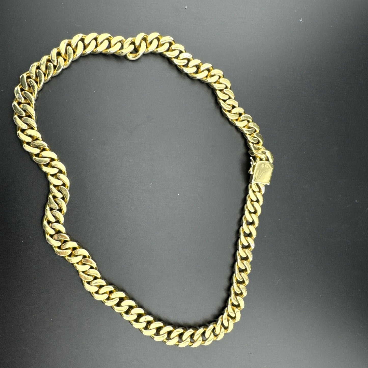 Sterling Silver 925 191G Gold Plated Miami Cuban Chain Fully Iced, 22in, 11.65mm